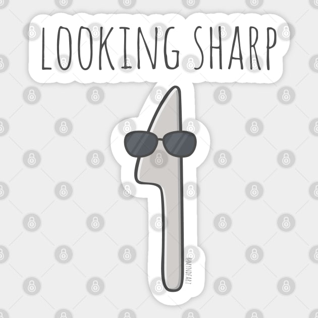 Looking Sharp Sticker by myndfart